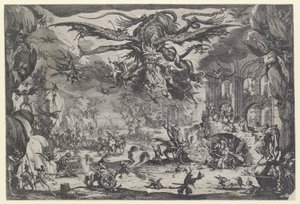 The Temptation of St. Anthony by Jacques Callot