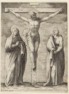 The Virgin and St. John at the Foot of the Cross by Jacques Callot