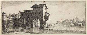 The Water Mill by Jacques Callot