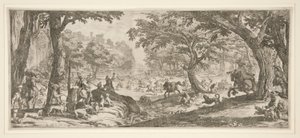 The Large Hunt by Jacques Callot