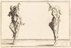 Two Pantaloons Dancing