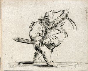 Various Hunchback Figures (engraving)