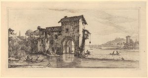 Watermill, Plate 7 from the Series "Landscapes for Giovanni de