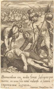 Bernardino by Jacques Callot after Antonio Tempesta