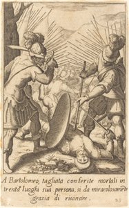 Bartolomeo by Jacques Callot after Matteo Rosselli