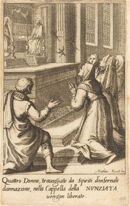 Four Women by Jacques Callot after Matteo Rosselli