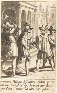 Gherardo by Jacques Callot after Matteo Rosselli