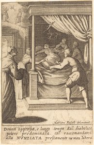 The Oppressed Woman by Jacques Callot after Matteo Rosselli