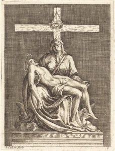 Pietà by Jacques Callot after Michelangelo