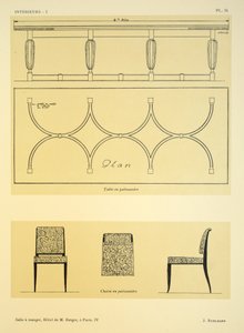 Salle a manger IV, Hotel de M. Berger, a Paris, illustration from 