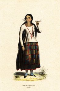 Chamorro Woman of Guam, Mariana Islands, Micronesia
