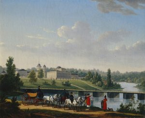 The Walk. The Golitsyns Estate Pekhra-Yakovlevskoye, 1820 by Jacques Francois Joseph Swebach