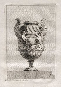 Suite of Vases: Plate 11 by Jacques François Saly