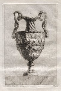 Suite of Vases: Plate 23 by Jacques François Saly