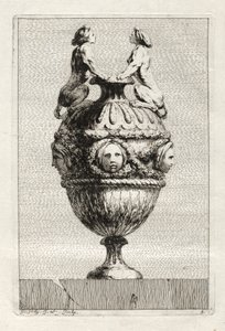Suite of Vases: Plate 5 by Jacques François Saly