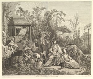 The Chinese Garden, from Chinoiseries