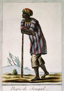 Senega Negro, color engraving from Encyclopedie des Voyages by Jacques Grasset de Saint Sauveur