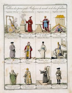 Table of the Principal Religions of the World by Jacques Grasset de Saint Sauveur