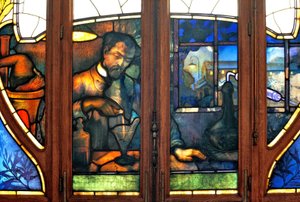 Nancy, Art Nouveau, Chamber of Commerce and Industry, Stained glass windows