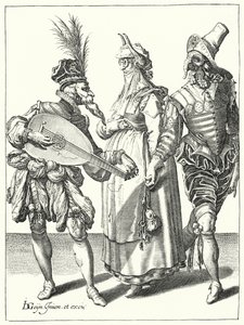 Masquerade by Jacques II de Gheyn