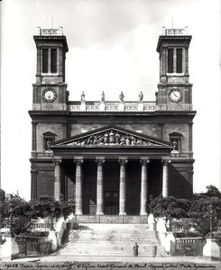 Facade of the Church of St. Vincent de Paul, built 1824-44