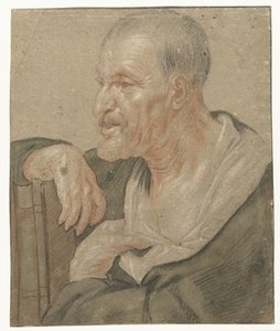 Shoulder Piece of an Evangelist, to the Left