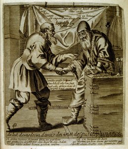 17th century engraved illustration from a collection of proverbs by Jacques Lagniet by Jacques Lagniet