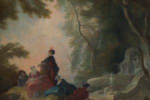 Gallant Party by a Fountain