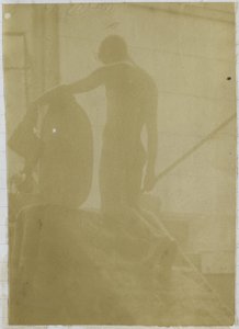 Study of a Male Nude Model, Kneeling and Seen from the Back, in the Studio of Jacques de Lalaing