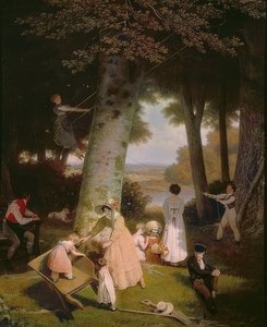 The Playground by Jacques Laurent Agasse