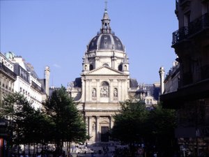 The facade of the Sorbonne by Jacques Lemercier
