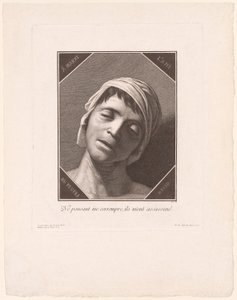 Marat, As He Was At The Moment Of His Death by Jacques Louis Copia