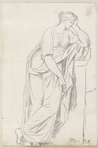A Muse from the Sarcophagus of the Muses by Jacques Louis David