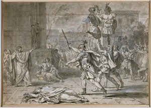 Horace Victorious Returning to Rome