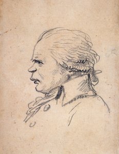 Caricature of Danton by Jacques Louis David