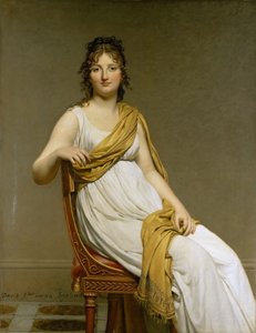 Portrait of Madame Raymond de Verninac, née Henriette Delacroix by Jacques Louis David