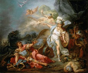 The Fight Between Mars and Minerva