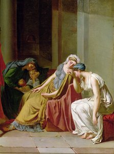 The Oath of the Horatii (detail) by Jacques Louis David
