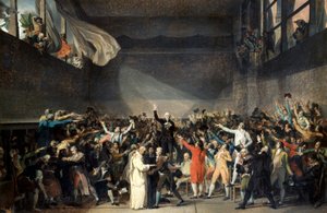 The Tennis Court Oath, 20th June 1789 by Jacques Louis David