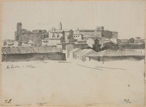 View from the Colosseum, Rome by Jacques Louis David
