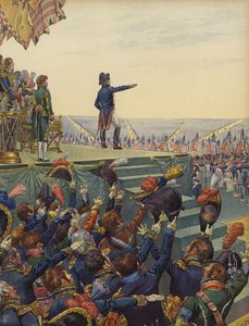 The Army of Napoleon Bonaparte Pledging Allegiance to Him by Jacques Marie Gaston Onfray de Breville (Job)