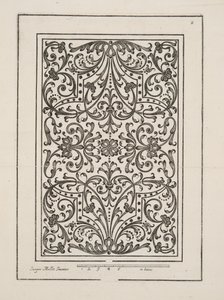 Design for Parterre, from Theatre des Plans et Jardinages, pub.1652 by Jacques Mollet
