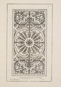 Design for Parterre, from Theatre des Plans et Jardinages, pub. 1652 by Jacques Mollet