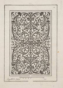 Design for Parterre, from Theatre des Plans et Jardinages, pub. 1652 by Jacques Mollet
