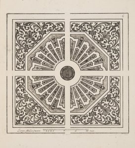 Design for Parterre, from Theatre des Plans et Jardinages, pub.1652 by Jacques Mollet