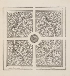 Design for Parterre, from Theatre des Plans et Jardinages, pub.1652 by Jacques Mollet
