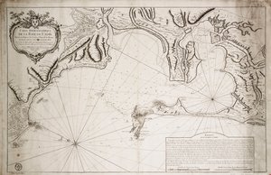 Hydrographic chart of the Bay of Cadiz
