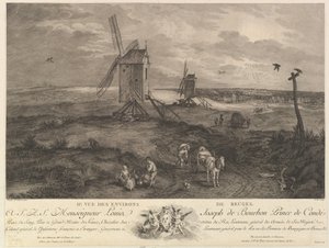 Second View of the Surroundings of Bruges by Jacques Philippe Le Bas
