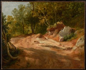 Rocks in the Forest by Jacques Raymond Brascassat