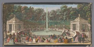 View of the Bosquet des Dômes in the Garden of Versailles by Jacques Rigaud (possibly)